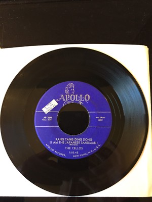 The Cellos-Rang Tang Ding Dong (I AM The Japanese Sandman)-Apollo-45-VG+
