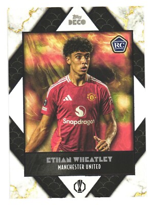 2024-25 Topps Deco UCC Manchester United Ethan Wheatley RC Prodigy