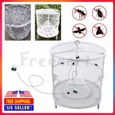 Fly Trap Ranch Reusable Catcher Killer Cage Net Pest Bug Catch Hanging Horse Fly