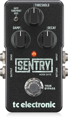 TC Electronic Sentry Noise Gate Digital noise gate pedal Black
