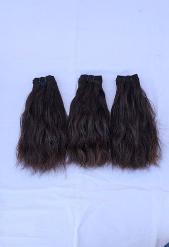 South Indian Human Double Drawn Raw Hair Weft or Bundles Available 10- 30Inches - 第 1/7 張圖片