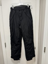 Arctic Quest Unisex Children's Size large Black Ski Snowboard Snow Pants