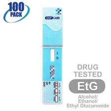 NEW Mintegrity Drug Test Ethyl Glucuronide (EtG) Dip Card 100-Pack #MI-WETG-114