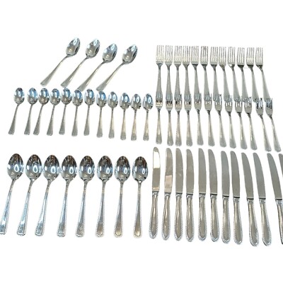 Huge WMF Cromargan Line Stainless WMF Flatware 60 Piece Set!