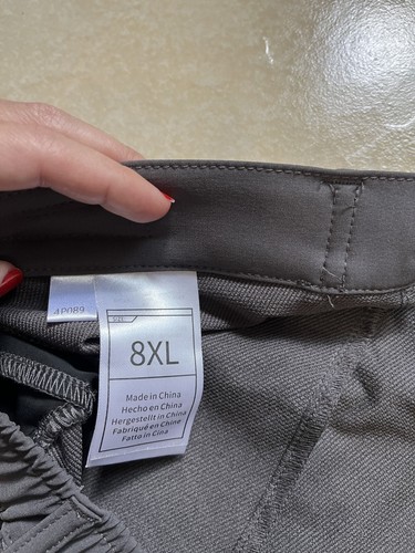 Pantalones Cortos de Ciclismo Para Hombre 8XL Gris Bicicleta de Montaña Cintura Ajustable Bolsillos con Cremallera - Imagen 14 de 16