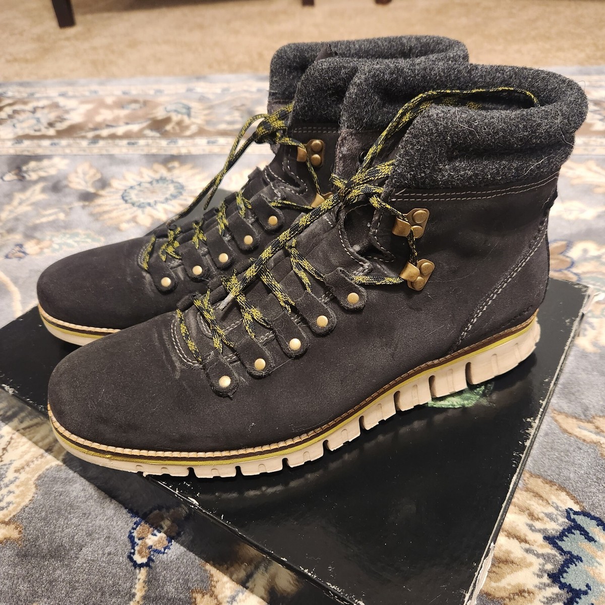 Cole Haan ZeroGrand Waterproof Hiker Gray Men display picture 3