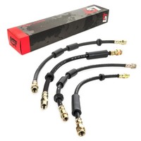 4X Bremsleitung Bremsschlauch Set Vorne Hinten FüR Vw Sharan 7M 01-10