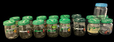 Baby Jars Empty Lot of 17 for Decorations Craft Projects Candles Beech Nut