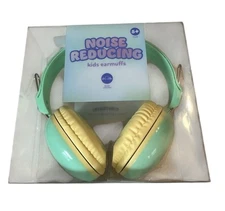 Vivitar - Earmuffs Noise Reducing Kids  Ages 5+ Green & Yellow