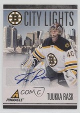 2010-11 Panini Pinnacle City Lights Signatures 7/100 Tuukka Rask #20 Auto 5j8