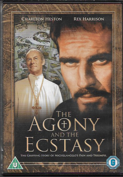 THE AGONY AND THE ECSTASY GENUINE R2 DVD CHARLTON HESTON REX HARRISON