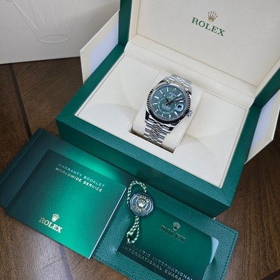 ロレックスRolex空箱 ROLEX SKY-DWELLER 42MM 336934 GMT ANNUAL CALENDAR GREEN DIAL