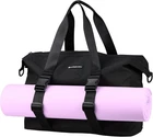Yoga Mat Bag for Women Men - Large Carryall Tote with Shoulder Straps for Gym,