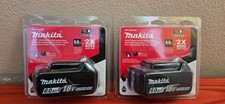 2 Makita BL1860B-2 18V LXT Li-Ion 6 Ah Batteries -FACTORY SEALED - FREE SHIPPING