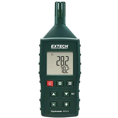 Extech RHT510 Hygro-Thermometer | Digital Psychrometer for Humidity
