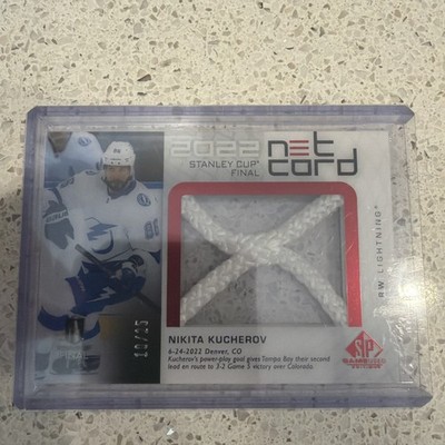 2022-23 SP Game Used NHL Stanley Cup Final Net Cord Relics 14/25 Nikita KUCHEROV