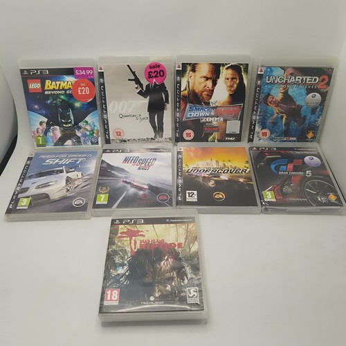 PS3 Game's Bundle 9 Games Need For Speed, Lego Batman,007, Smack Down Raw 2009