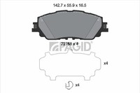 Pagid Bremsbelagsatz Scheibenbremse T2731N FüR Toyota Rav 5 Hr Van Camry Prius