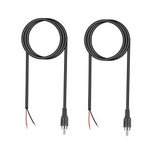 1m RCA Male Plug to Bare Wire Open End Pigtail Audio Speaker HDTV Cable