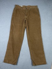 Orvis Corduroy Pants Mens 36x31 Brown Straight Leg Casual Cotton Outdoors