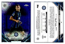 Nicolo Barella 2024 Topps Chrome UEFA Champions League Purple Speckle #040/299