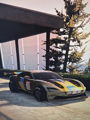 GTA 5 ROCKSTAR CUSTOM HSW CARS F1 WHEELS PLATE  (IMPOSSIBLE TO GET) PS5 ONLY