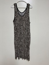 NWOT Joyspun Women's Sleeveless Animal Print Midi Sleep Chemise Nightgown 2XL