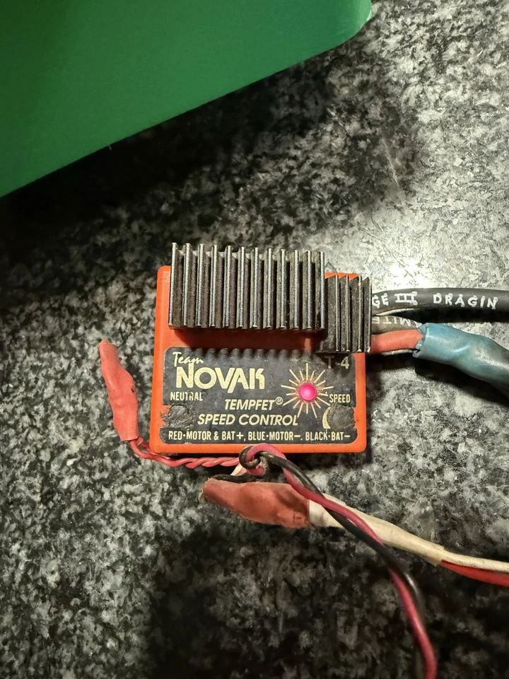 Vintage Novak T-4 Tempfet ESC Electronic Speed Control! Powers On ! - Image 3 of 4