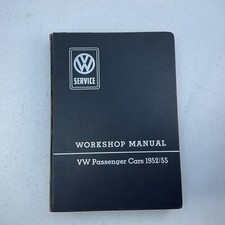 Volkswagen VW Workshop Manual Passenger Cars 1952/55 Types 11 & 15