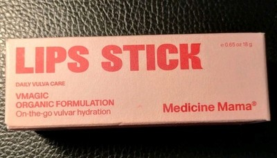 Cream Vulva Lip Stick 0.65 Oz by Medicine Mama's VMagic Organic Hydration Sealed
