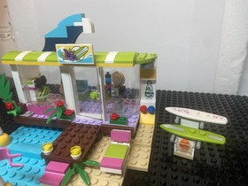 LEGO FRIENDS Heartlake Surf Shop (41315) 100% Complete, Missing A Few Stickers