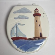 Lighthouse Toilet Seat Bemis Artist Series Na...