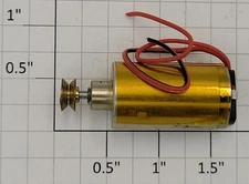 Faulhaber 1516E012SLT 12VDC Can Mini-motor SA with Gear Reducer and Pulley