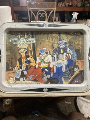 Biker Mice From Mars TV Show Modo Throttle Vinnie Dinner Tray Metal Folding WEAR