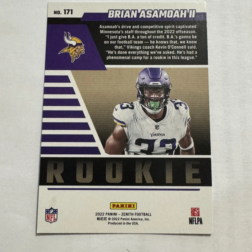 2022 Zenith #171 Brian Asamoah II - Image 2 of 2