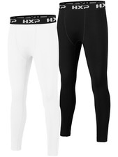 HXP Boys Compression Pants Athletic Boys Leggings for Sports Kids Base Layer ...