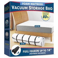 Vacuum Mattress Bag for Memory Foam and Latex Full/ Queen