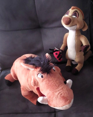 Timon und Pumbaa 28 /35cm König der Löwen  Disney The Lion King Plüsch Stofftier