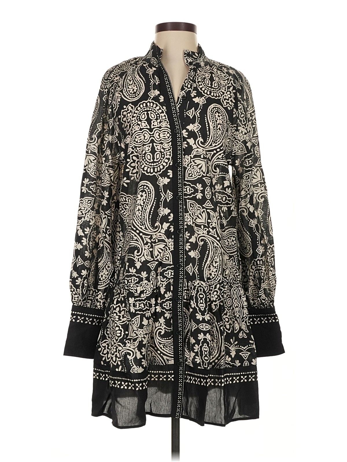 H&M Women Black Casual Dress S