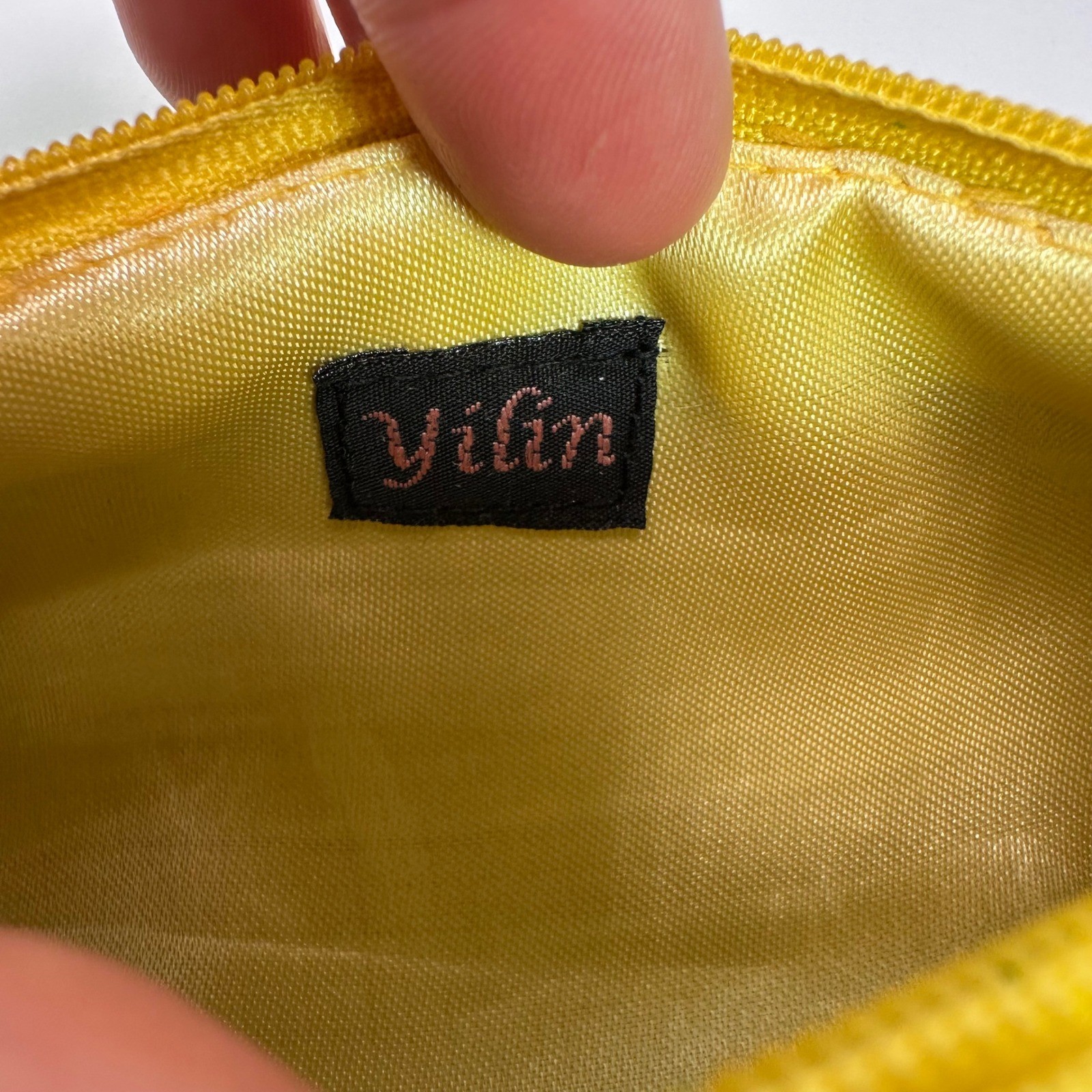 Yilin Gold Beaded Evening Bag Clutch with Faux Pearl Wristlet