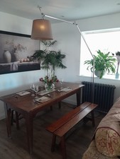 Artemide Tolomeo Mega Floor Lamp Parchment 42 cm Shade