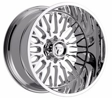 4 Fittipaldi Offroad Fa25 26x14 8x6.5 -76mm Chrome Wheels Chevy 8x165 Ram 2500