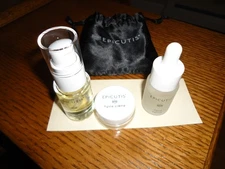 Epicutis Skincare 3 piece travel set with carry bag, NEW