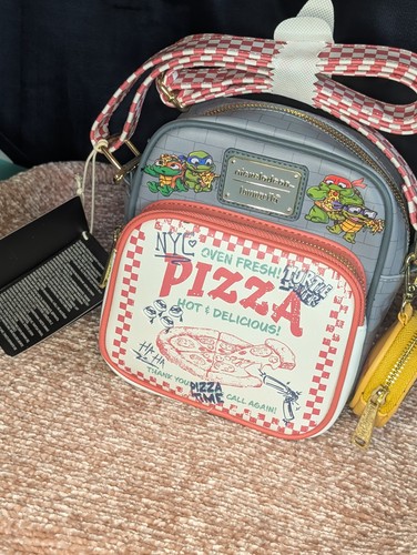 Loungefly Nickelodeon Teenage Mutant Ninja Turtles Pizza crossbody bag