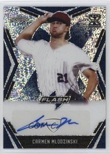 2020 Leaf Flash Blue 28/50 Carmen Mlodzinski #BA-CM2 Auto 0s3