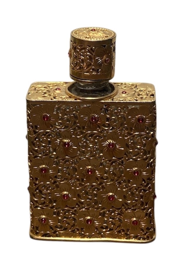 Vintage Schiaparelli Shocking Perfume Bottle - 1951 Christmas