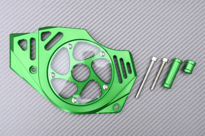 Carter de pignon vert pour moto Kawasaki ER6N et ER-6F de 2012 à 2016