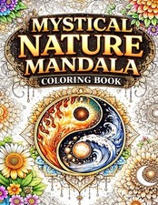 Mystical Nature Mandala: Coloring Book