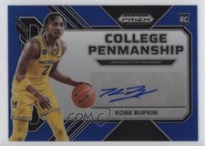 2023 Panini Prizm Draft Picks College Penmanship Blue /125 Kobe Bufkin Auto 15bk