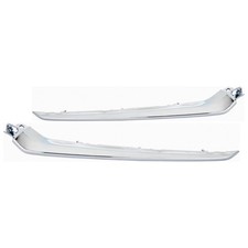 Front Driver Passenger Upper Grille Moldings For 23-25 Honda Pilot Chrome Front Driver Passenger Upper Grille Moldings For 23-25 Honda Pilot Chrome